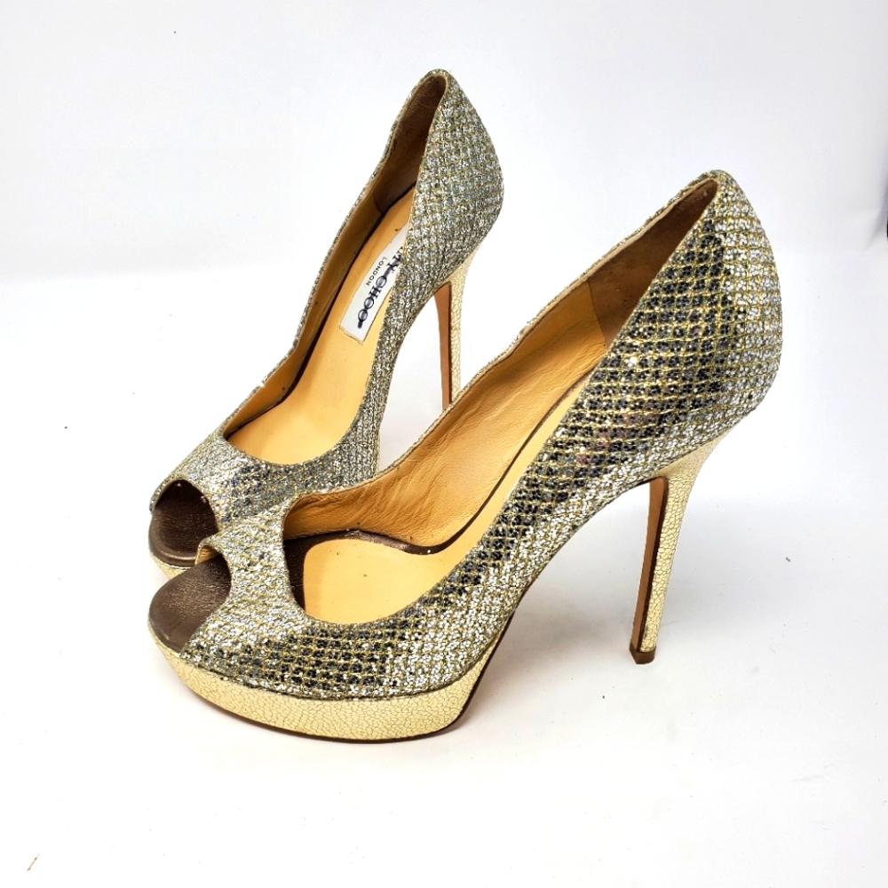 Jimmy Choo Champagne Pumps